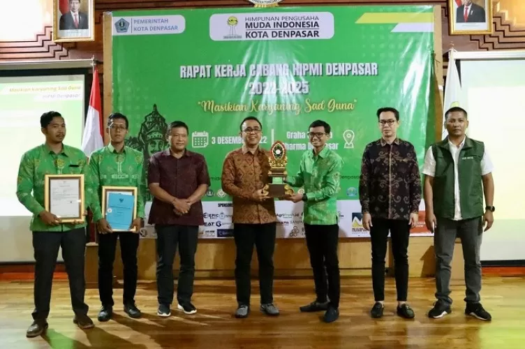 Jaya Negara Buka Rakercab Pengurus HIPMI Denpasar Masa Bhakti 2022-2025