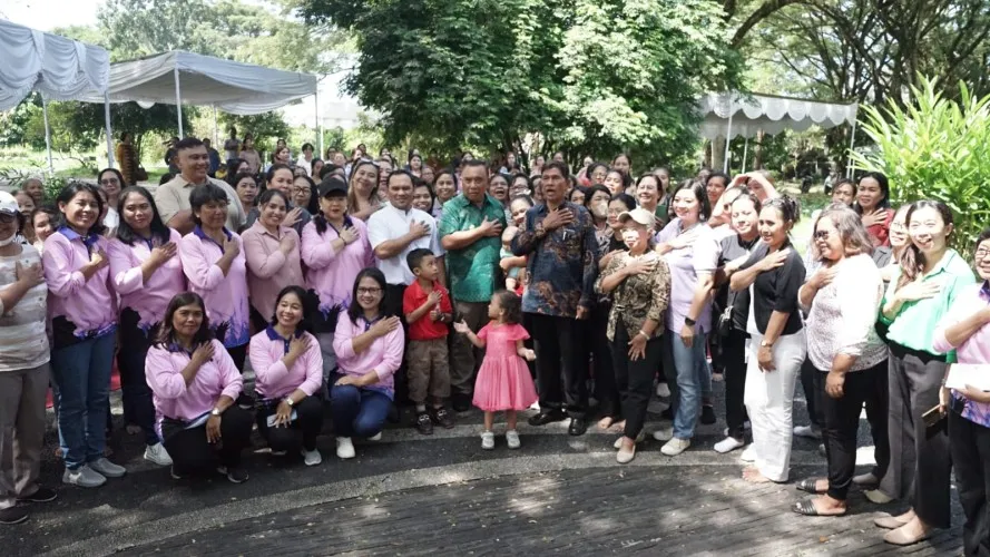 Persekutuan Wanita Kristen Jembrana Rayakan Paskah di Kebun Raya Jagatnatha